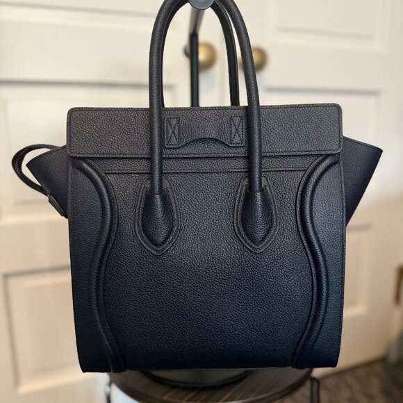 Classic Navy Céline Luggage Handbag--"Micro" - Picture 2 of 7